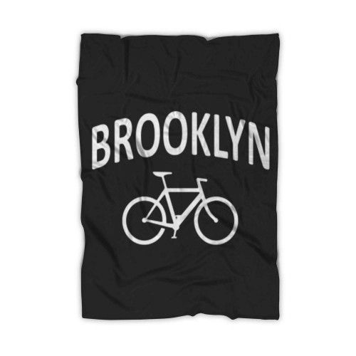 I Bike Brooklyn Blanket