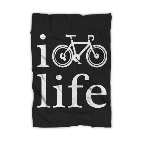I Bike Life Blanket