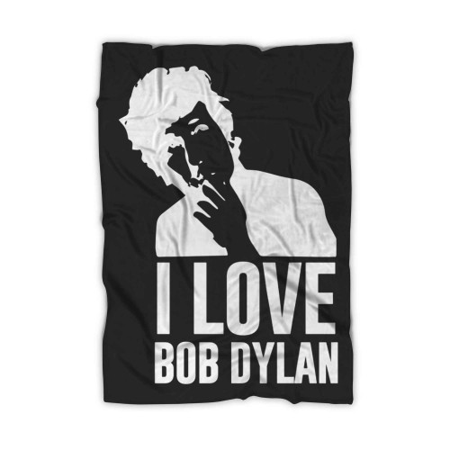 I Love Bob Dylan Blanket
