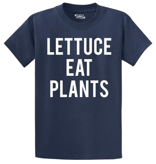Lettuce Eat Plants Vegan Vegetarian Man's T-Shirt Tee Lettuce Eat Plants Vegan Vegetarian Man's T-Shirt Tee