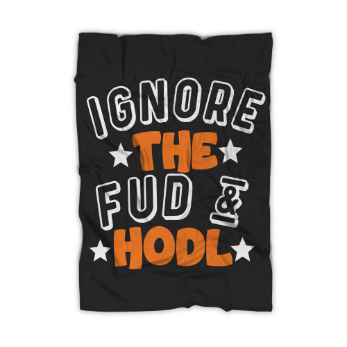 Ignore The Fud Hodl Dogefather Blanket