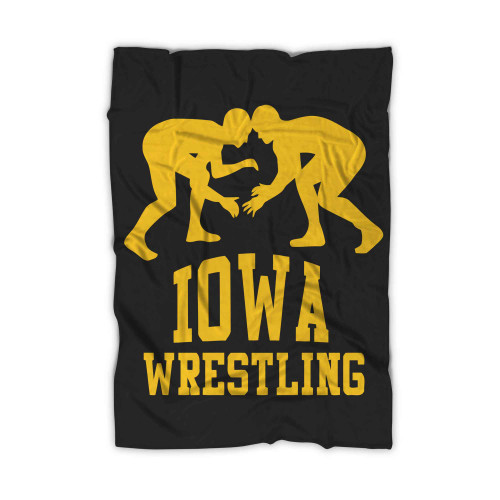 Iowa Wrestling Blanket