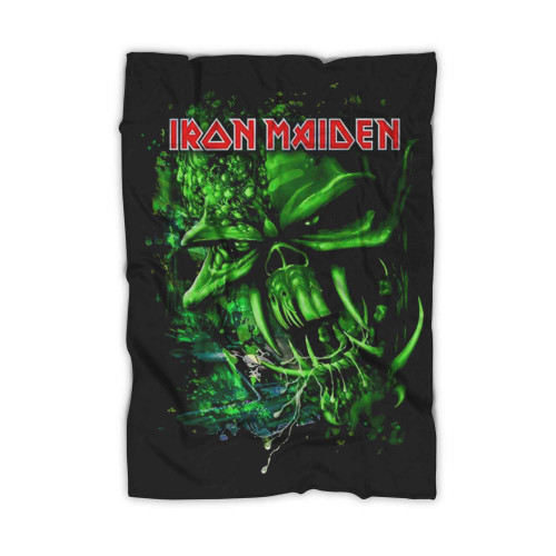 Iron Maiden Final Frontier Green Blanket