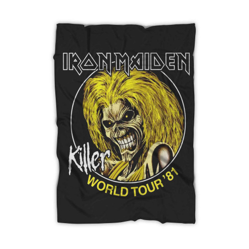 Iron Maiden Killer World Tour 81 Blanket