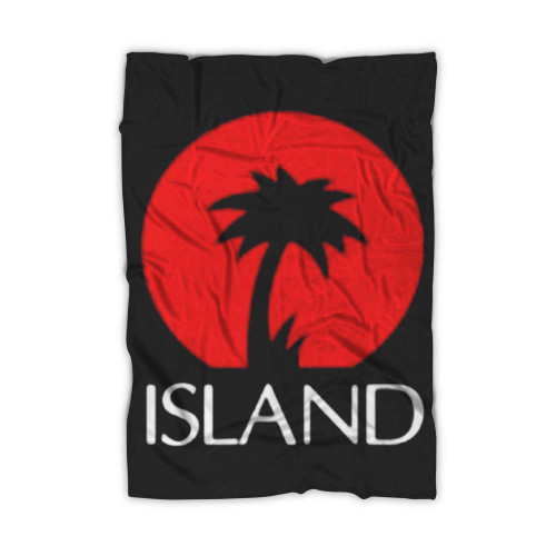 Island Records Palm Logo Blanket