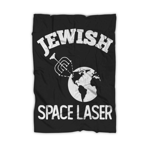 Jewish Space Laser Funny Trending Secret Blanket