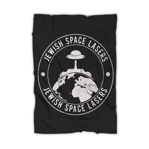 Jewish Space Lasers Parody Funny Ufo Humor Blanket