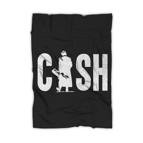 Johnny Cash Man In Black Blanket