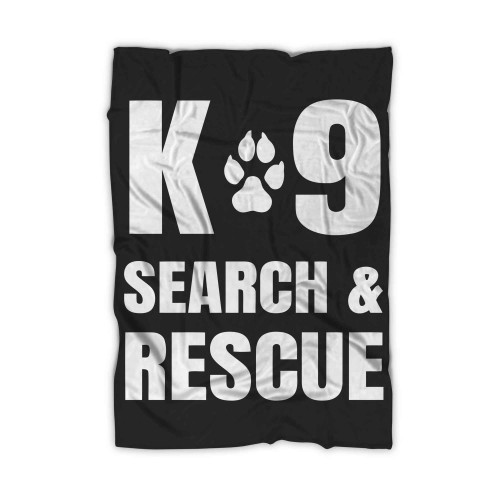 K 9 Search And Rescue K9 Sar Dog Paw Canine Handler Unit Blanket