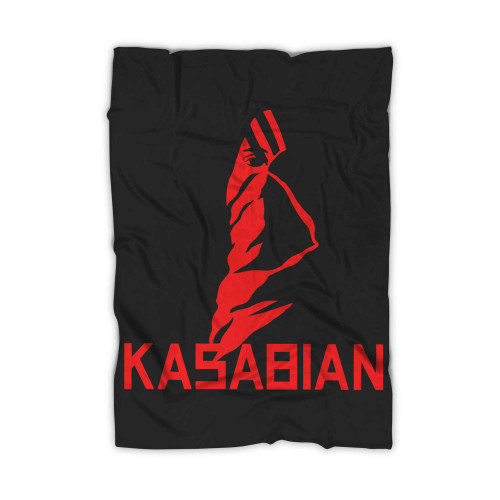 Kasabian Ultra Face 2004 Tour Red Blanket