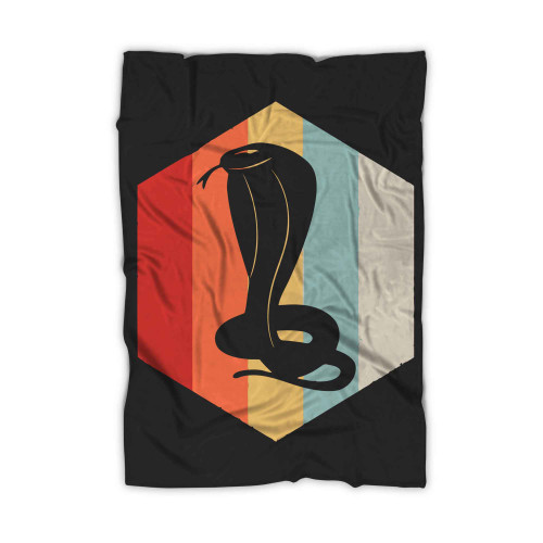 King Cobra Retro Distressed Style Gift Gift For King Cobra Lover King Cobra Gifts Animal Blanket