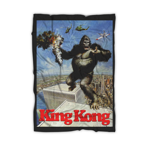King Kong 1976 Movie Blanket