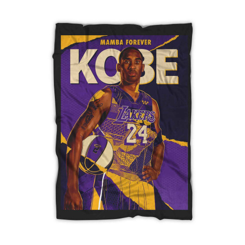 Kobe Bryant Mamba Basketball Blanket