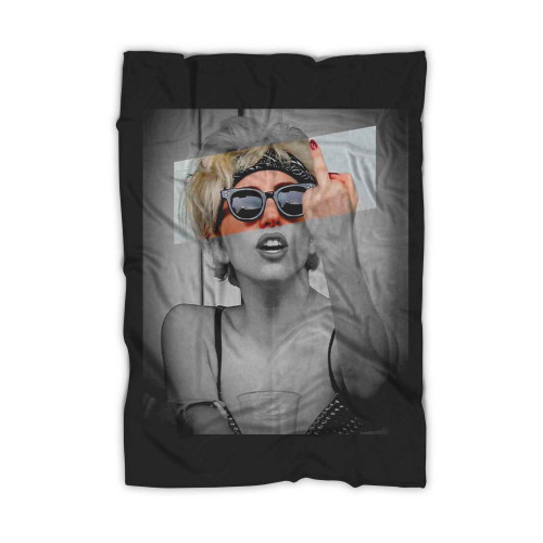 Lady Gaga Funny Gaga Vintage Retro Aesthetic Music Blanket