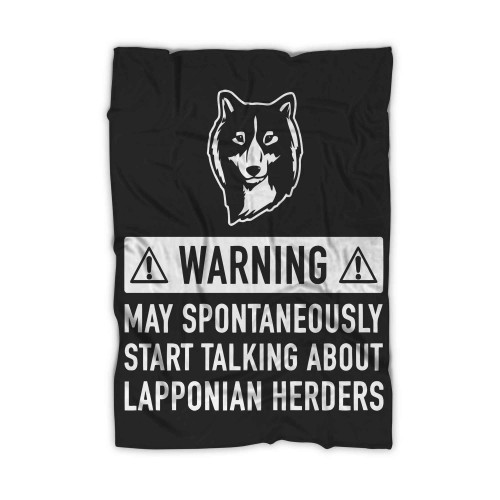 Lapponian Herder Dog Lover Blanket