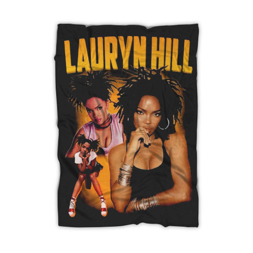 Lauryn Hill Band Retro Vintage Hip Hop Gangster Rap Blanket