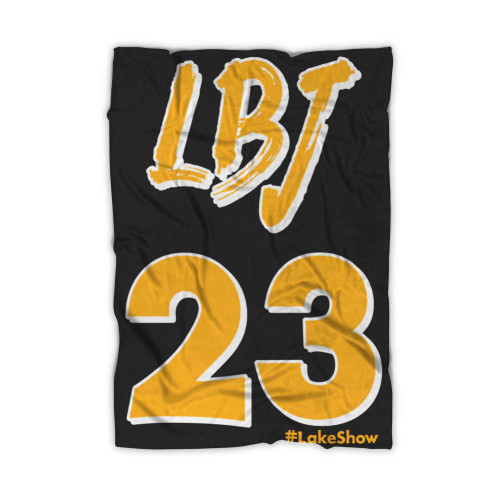 Lbj 23 Lebron James Los Angeles Lakers Lakeshow Blanket