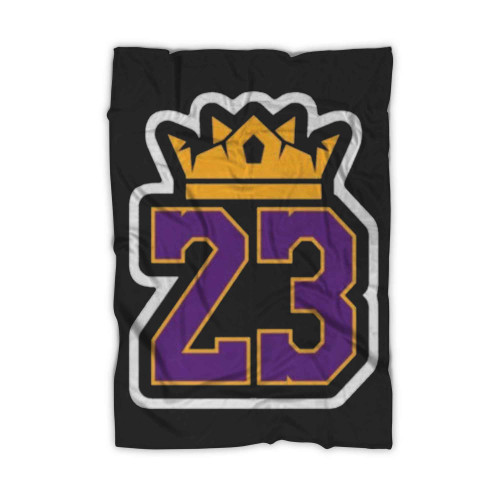 Lebron James King James 23 La Lakers Basketball Youth Blanket