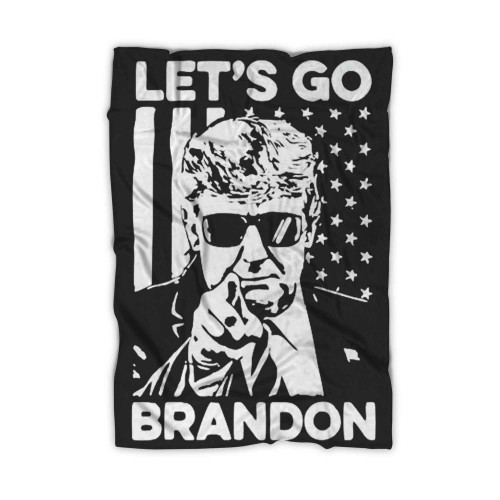Lets Go Brandon Trump 2024 Blanket