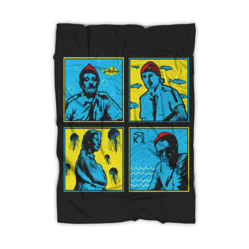 Life Aquatic T Shirt Steve Zissou Bill Murray Blanket