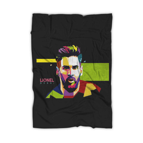 Lionel Messi Colors Blanket