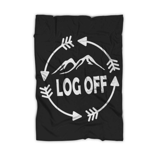 Log Off Mountain Hiking Camping Blanket