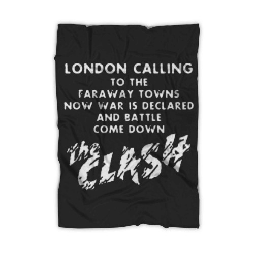 London Calling The Clash Joe Strummer Blanket