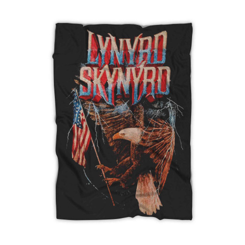 Lynyrd Skynyrd Bird With Flag Blanket