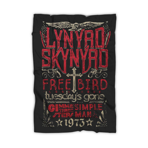 Lynyrd Skynyrd Free Bird 1973 Blanket