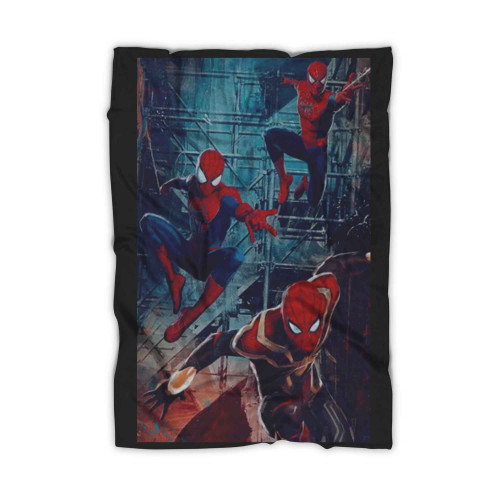 Marvel Spider Man No Way Home Spider Men Jump Blanket