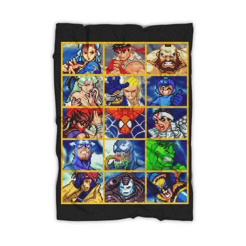 Marvel Vs Capcom Character Select Blanket