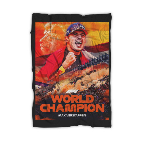 Max Verstappen F1 World Champion 2021 Blanket