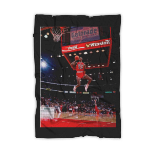 Michael Jordan Dunk Contest Blanket