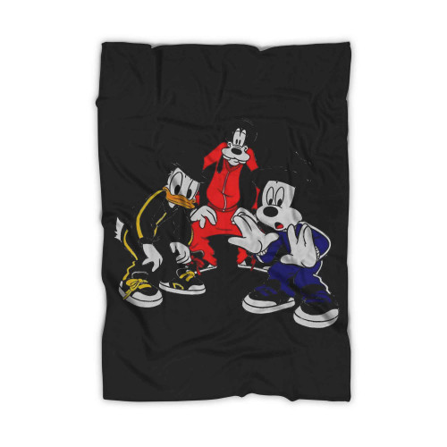 Mickey Mouse Donald Ducks Goofy Blanket