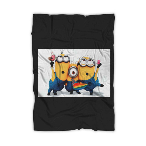 Minions Having Fun Blanket