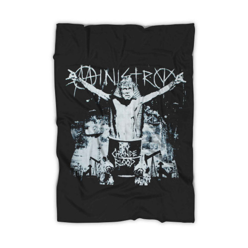 Ministry Industrial Metal Rock Band Music Blanket