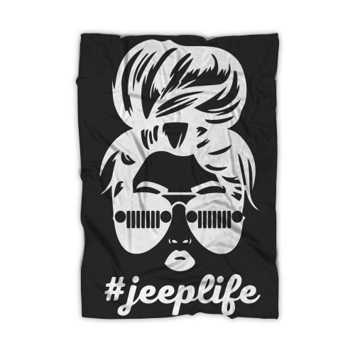 Mom Life Jeep Life Funny Mom Life Leopard Copy Blanket