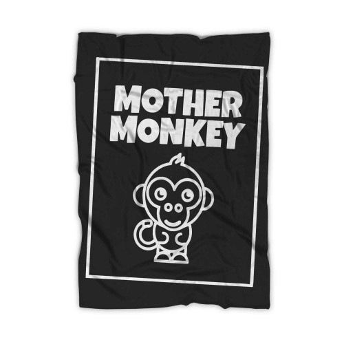 Mother Monkey Copy Blanket