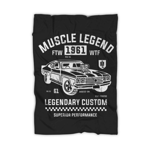 Muscle Car Legend Cool Car Design Automobile Blanket Muscle Car Legend Cool Car Design Automobile Blanket