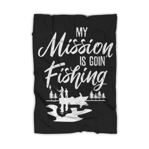 My Mission Is Going Fishing Funny Men's T-Shirt