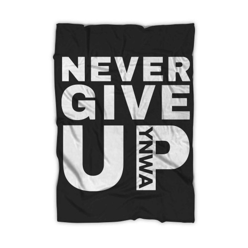 Never Give Up Ynwa Liverpool Fc Blanket