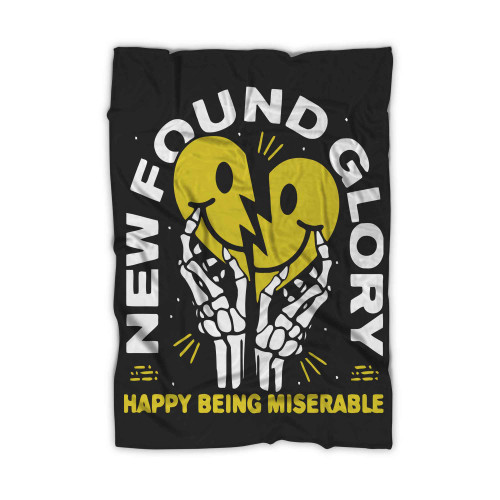 New Found Glory Happy Being Miserable Blanket