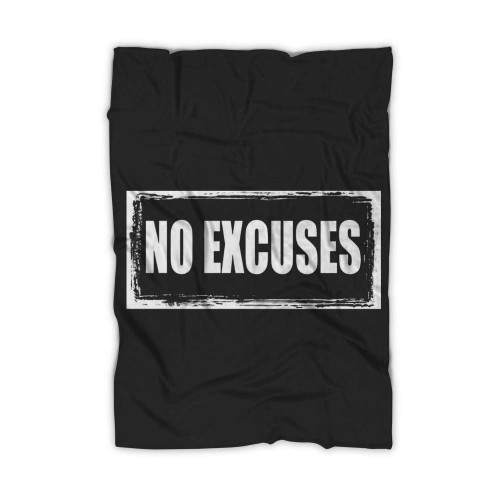 No Excuses Gym Workout Summer Blanket