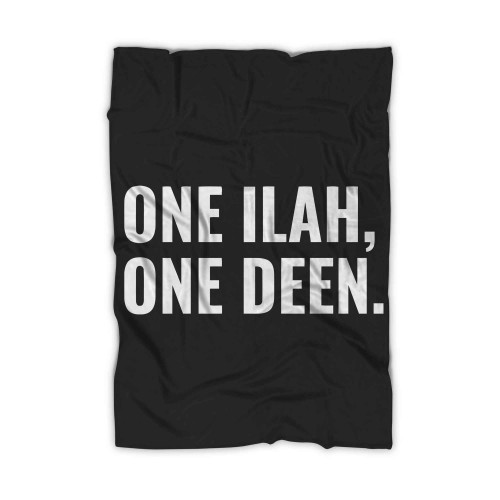 One Ilah One Deen Blanket