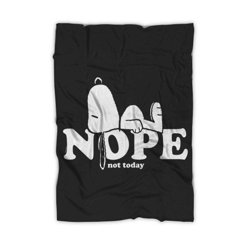 Peanuts Snoopy Nope Blanket