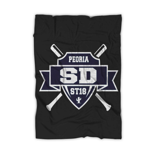 Peoria Arizona Spring Baseball Blanket