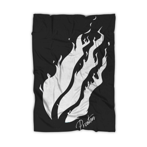 Prestonplayz Flame Youtuber Gamer Blanket