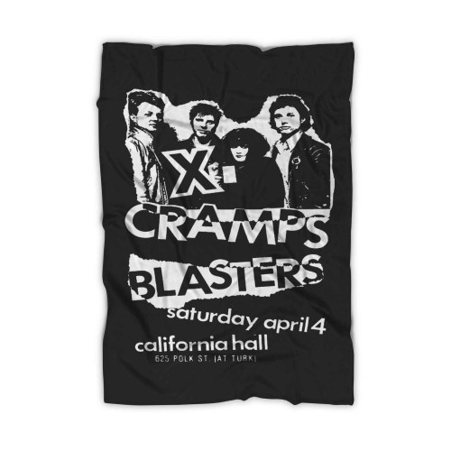 Punk Club Show Flyer Blanket