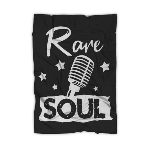 Rare Soul Singer Gift Music Lovers Blanket