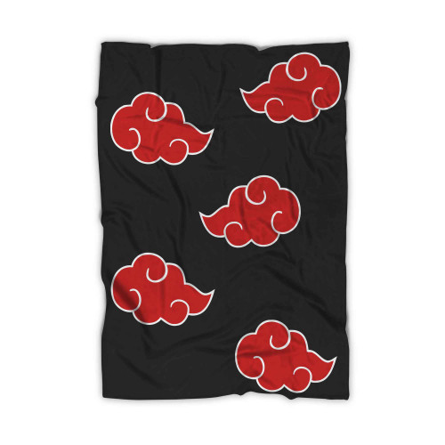 Red Japanese Cloud Blanket